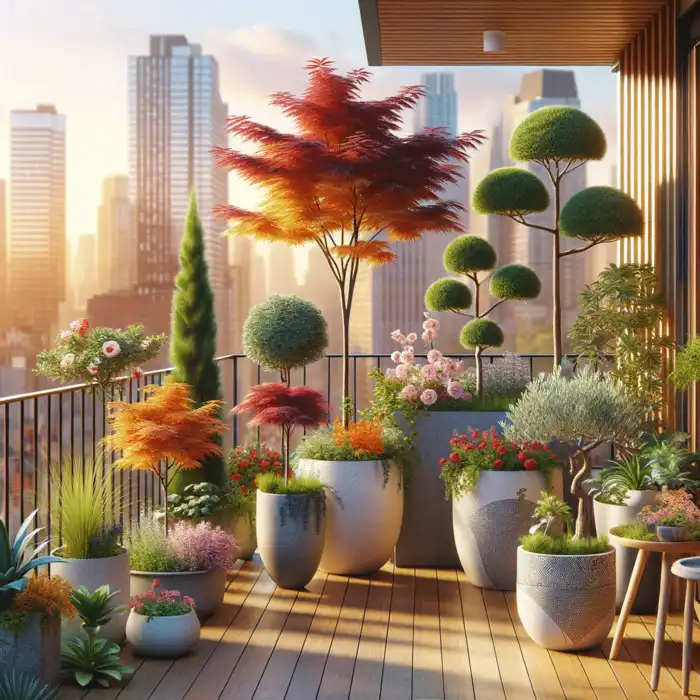 unique tree species for small spaces