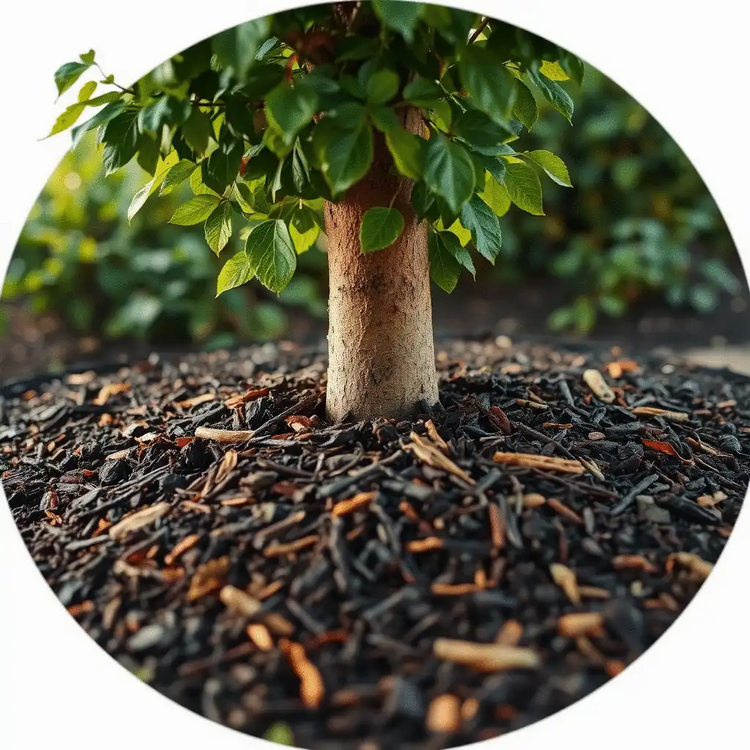 using mulch to improve tree root health