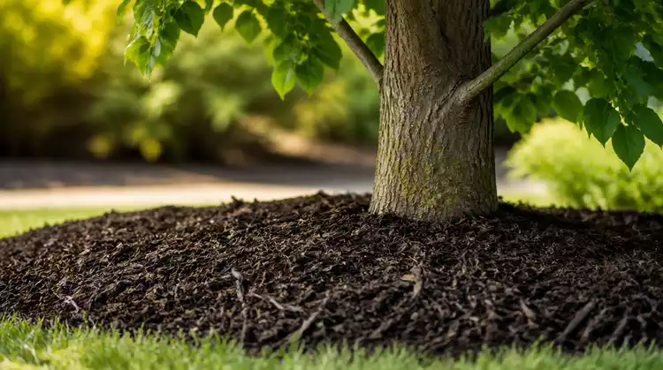 Optimal Mulching Depth for Trees