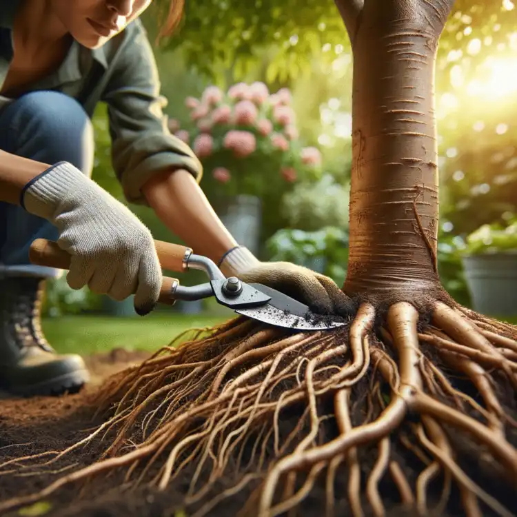 how to properly prune tree roots for health
